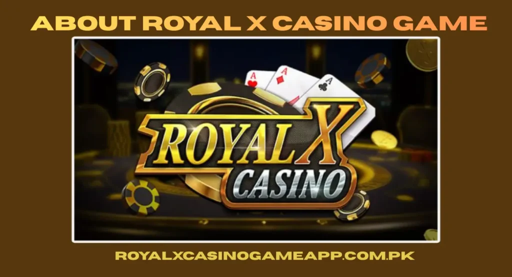 Royal X Casino official app interface showing real money gaming features